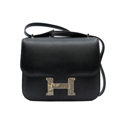 constance 19 mini with lizard buckle in monsieur black phw Z stamp