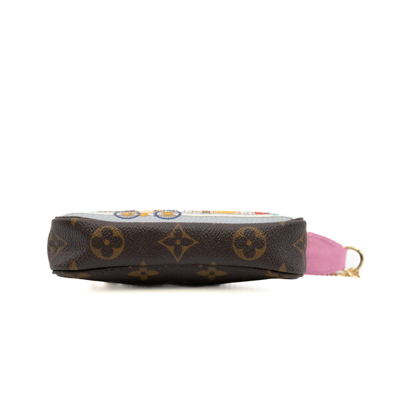 mini pochette accessories with vivian building in monogram ghw 2022