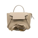 thumbnail nano belt bag in beige calfskin ghw