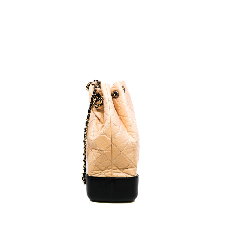 medium Gabrielle backpack in calfskin beige multicolor hardware seri 25