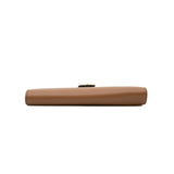 thumbnail long wallet in brown leather ghw