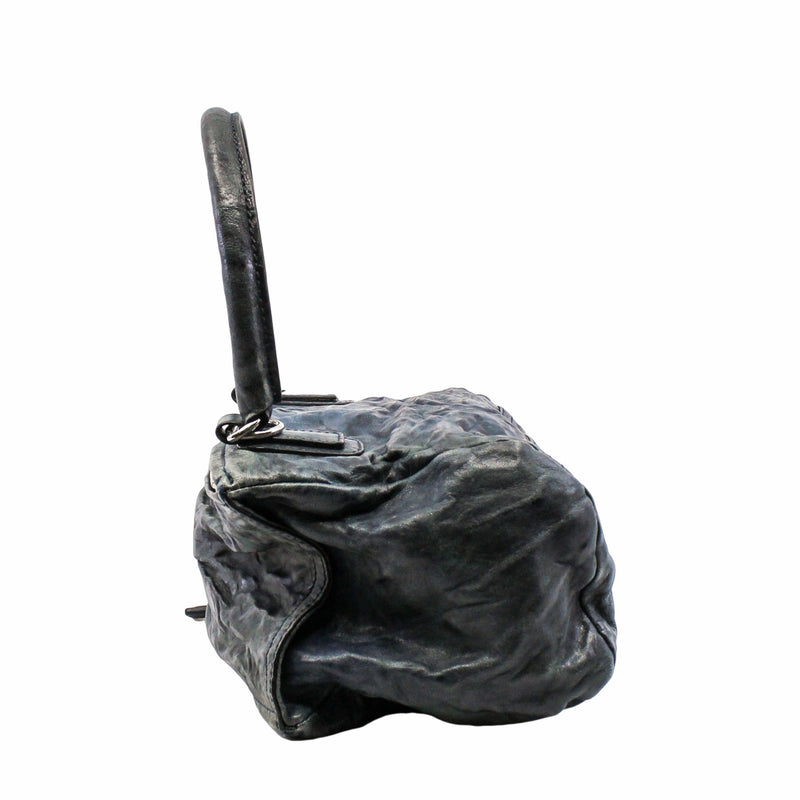 Pandora Bag Leather Small dark green shw - L'UXE LINK