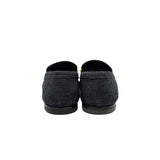 thumbnail mocassins colette loafes in blue cotton size 35 GHW