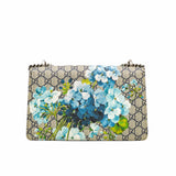 thumbnail medium dionysus blooms in GG/bright blue suede ruthenium phw