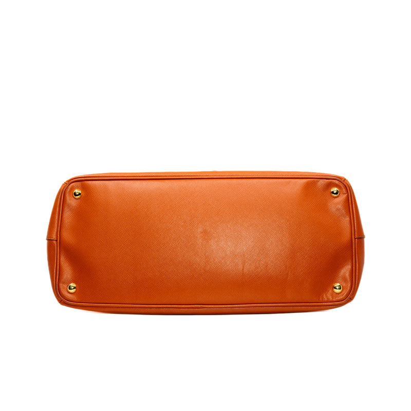 saffiano large in epsom orange ghw - L'UXE LINK