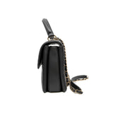 thumbnail Medium Top Handle trandy cc in dark grey lambskin rghw seri 30
