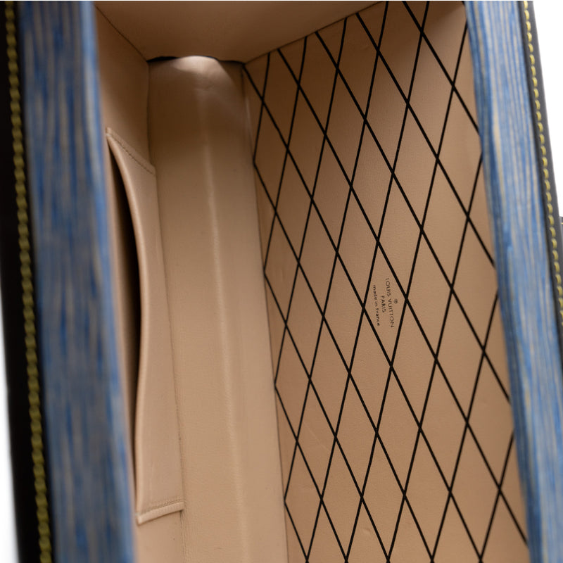 Light Denim Epi Leather Limited Edition Petite Malle Bag GHW 2015