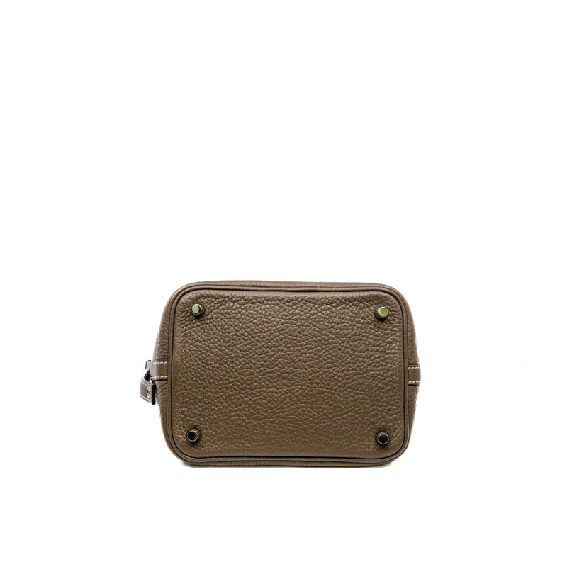 picotin 18cm in etoupe epsom TC stamp A PHW