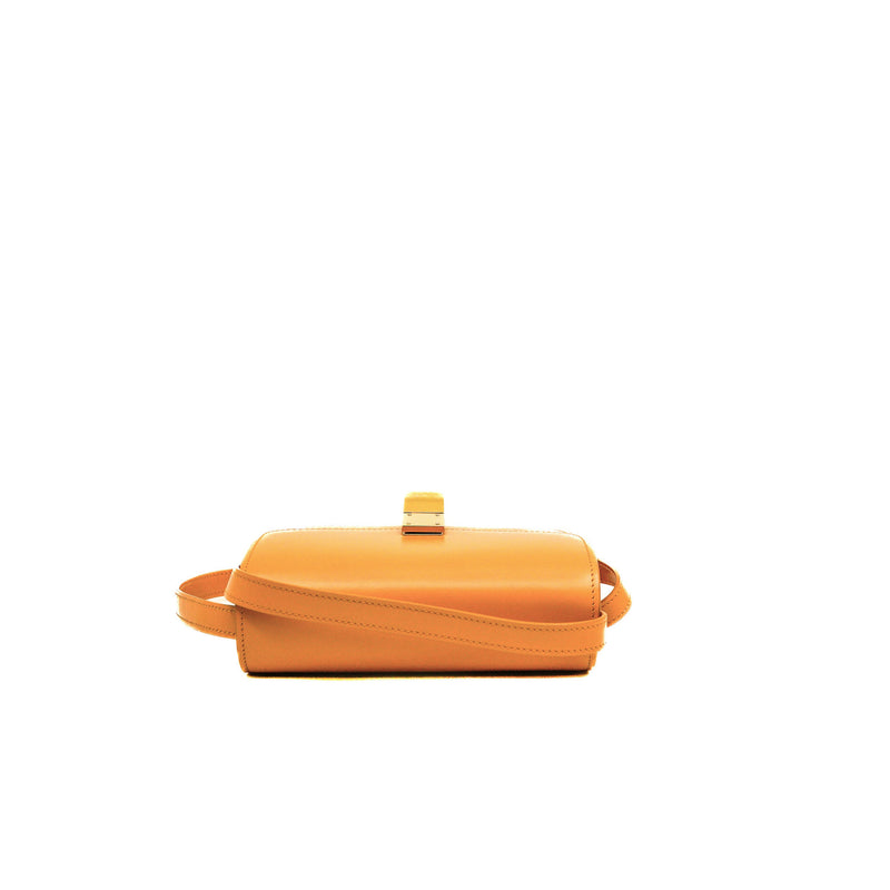 Teen Classic Box In Yellow Calfskin Leather Bag GHW - L'UXE LINK
