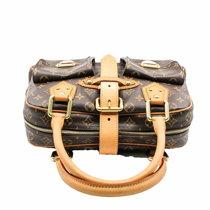 MANHATTAN tote zippy monogram ghw - L'UXE LINK