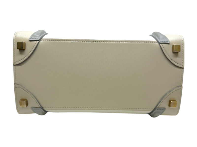 luggage micro mix color beige with grey
