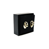 thumbnail Copper double letters earring