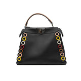 thumbnail mini peekaboo in calfskin black phw