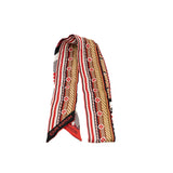 thumbnail twilly in gold and red flowers and star