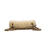 thumbnail medium cf in lambskin/lamb wool wine/beige ghw #TGG3XXXX