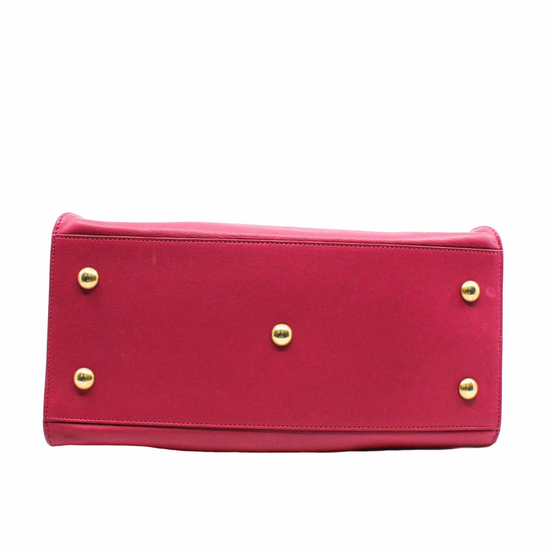 CHYC CABAS TOTE  LEATHER PINK GHW - L'UXE LINK