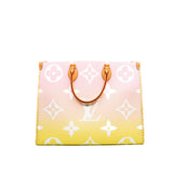 thumbnail onthego GM limited edition pink/yellow with bag charm ghw