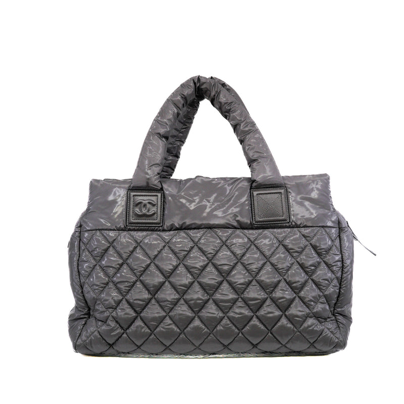 large rain tote in grey - L'UXE LINK