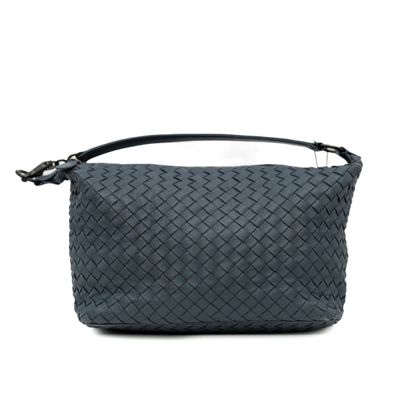 blue gray small shoulder bag