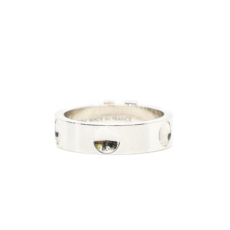 Empreinte Ring With LV logo In White Gold Size 53 - L'UXE LINK