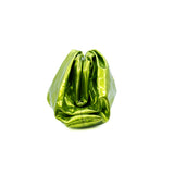 thumbnail clutch bag in green patent