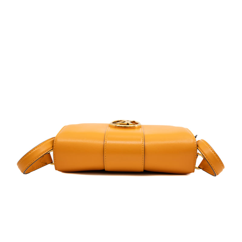 pont 9 with strap in smooth calfskin gold ghw - L'UXE LINK