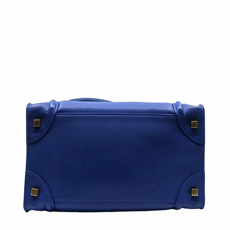 Luggage  mini leather blue ghw - L'UXE LINK