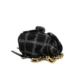 thumbnail duma backpack in black& grey tweed ghw #H43xxxx