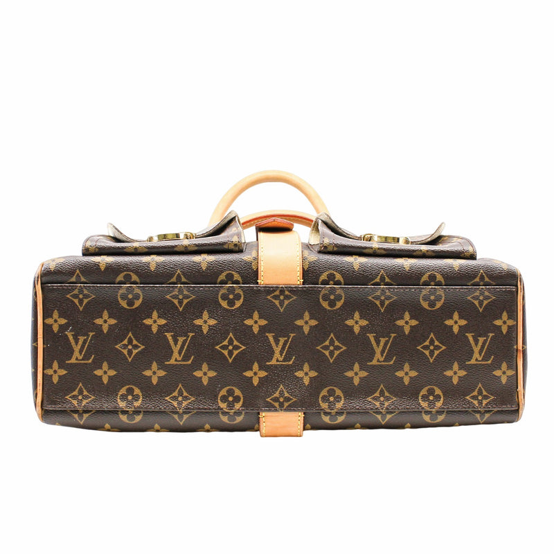 MANHATTAN tote zippy monogram ghw - L'UXE LINK
