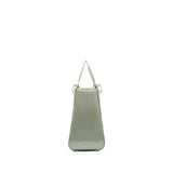 thumbnail medium Lady Dior in grey patent leather 2021 ghw