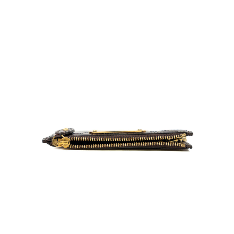 Amarante Monogram Vernis Key Pouch GHW - L'UXE LINK