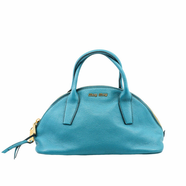 bowling bag green blue ghw - L'UXE LINK