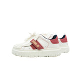 thumbnail sneaker in white with pink size 34