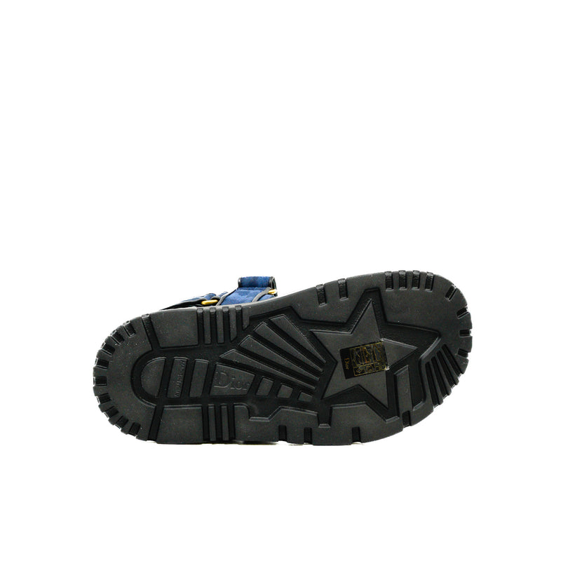 Dioract Blue/Black Sandals Size 35 - L'UXE LINK