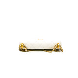 thumbnail 25s double gold ball woc in white calfskin ghw #G3N8xxxx