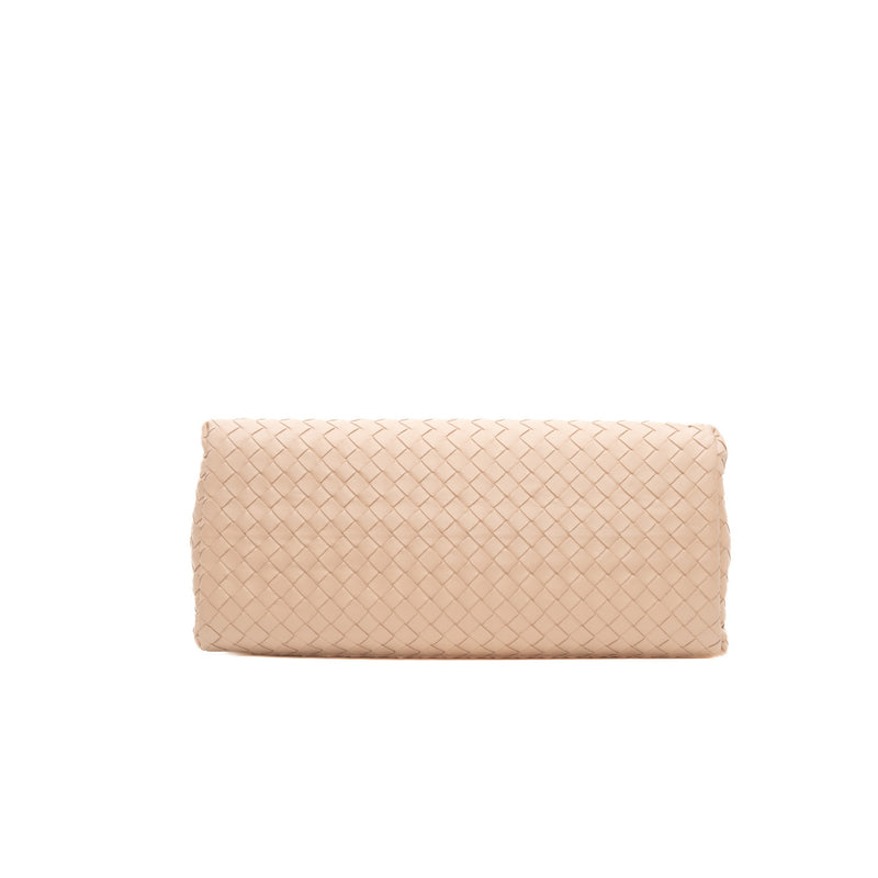 Roma tote in leather pink - L'UXE LINK