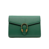 thumbnail dionysus wallet on chain in leather green gphw
