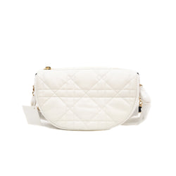 vibe hobo in lambskin white ghw 2022 - L'UXE LINK