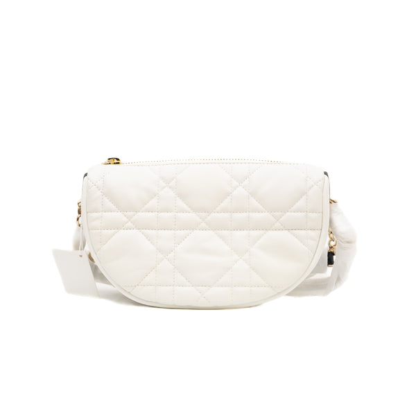 vibe hobo in lambskin white ghw 2022