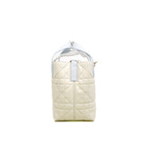 thumbnail small toujours vertical tote in white/blue Calfskin leather ghw