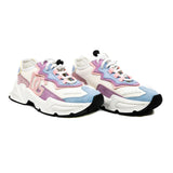 thumbnail sneaker in white and blue fabric size 35