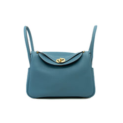 Lindy 26cm in tc d2 new bleu jean ghw b stamp