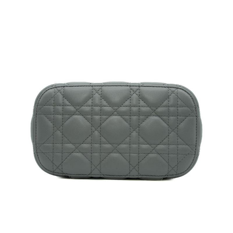 Small DiorTravel Vanity Case in Grey Lambskin GHW
