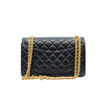 thumbnail medium 2.55 in navy calfskin ghw seri 25