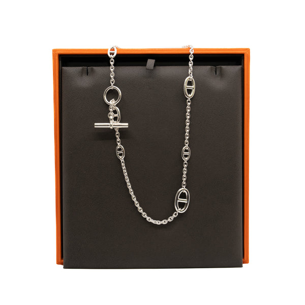 Farandole Sterling Silver Long Necklace 120 - L'UXE LINK