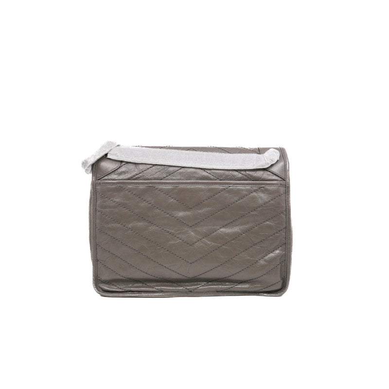 medium niki grey calfskin phw