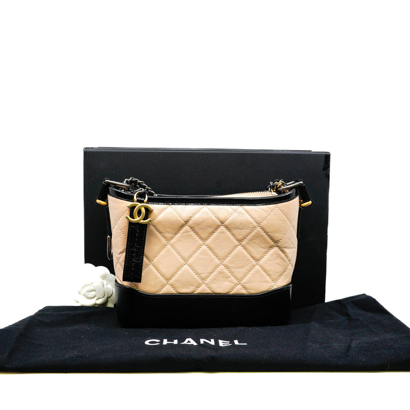 Gabrielle small beige and black - L'UXE LINK