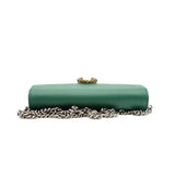 thumbnail dionysus wallet on chain in leather green gphw