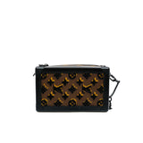 thumbnail vertical soft trunk in monogram/black suede black hw