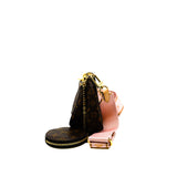 thumbnail multi pochette monogram canvas with pink fabric strap ghw